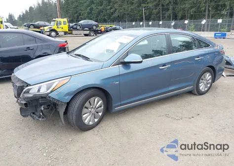 2016 Hyundai Sonata Hybrid Se из США, поврежденный, VIN KMHE24L17GA032505